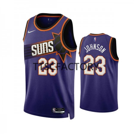 Herren NBA Phoenix Suns Trikot Cameron Johnson 23 Nike 2022-23 Icon Edition Lila Swingman